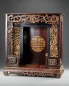 A GILT CHINESE WOODEN HOME ALTAR, EARLY 20TH CENTURY