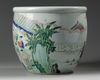 A Chinese famille verte jardinière