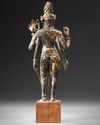 A  GILT BRONZE STATUE, NEPAL, 17TH-18TH CENTURY