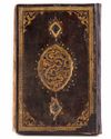 AN ILLUMINATED COLLECTION OF PRAYERS, INCLUDING DALA’IL AL-KHAYRAT, SIGNED BY DARWISH AL -HAJI ALI BEN AL HAJI HUSEIN 1158 AH /1745 AD