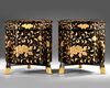 A JAPANESE SET OF TWO HEXAGONAL HOKAI CEREMONIAL BOXES, MEIJI PERIOD (1868-1912)