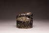 A dark jade seal