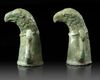 A PAIR OF ROMAN BRONZE CHARIOT OR CARPENTUM FITTINGS, 2/3 CENTURY A.D.