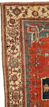 A PERSIAN HERIZ CARPET, NORTHWEST PERSIA, 3RD QUARTER 19TH CENTURY