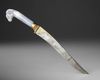 A FINE JADE-HILTED RAM'S-HEADED DAGGER (KHANJAR), MUGHAL INDIA 19TH/20TH CENTURY