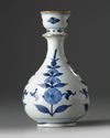 A Chinese blue and white hookah base
